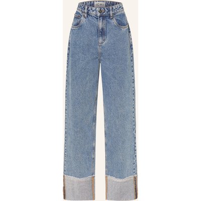 Ichi Wide Leg Jeans Ihaveny blau