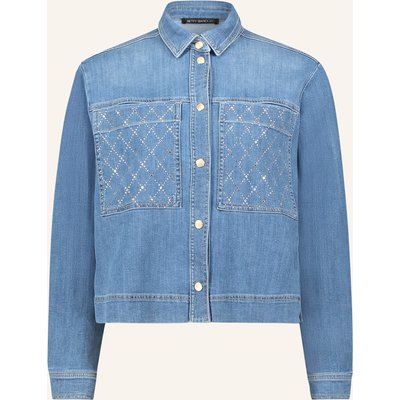 Betty Barclay Jeansbluse Mit Schmucksteinen blau