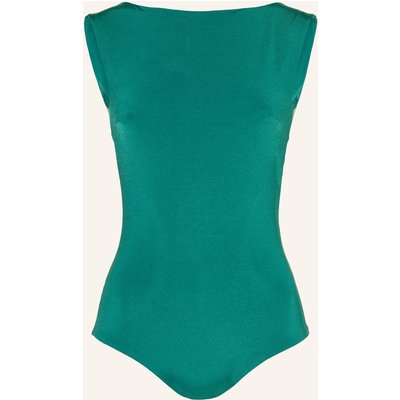 Mymarini High-Neck-Badeanzug Seabody Shine Zum Wenden gruen