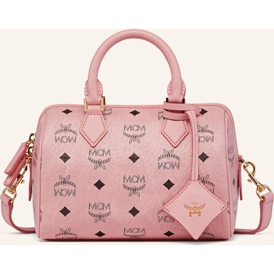 Mcm Handtasche Ella Boston Visetos rosa