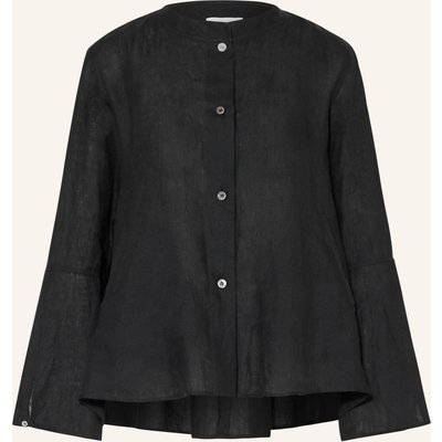 Robert Friedman Leinenbluse schwarz