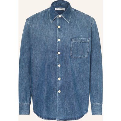 Our Legacy Jeanshemd Above Comfort Fit blau