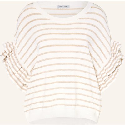 More & More Pullover Mit 3/4-Arm weiss