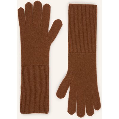 Darling Harbour Handschuhe Aus Cashmere braun