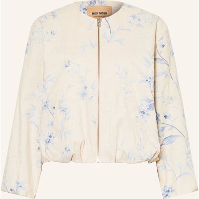 Mos Mosh Blouson Mmsally Mit Leinen weiss