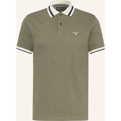 Barbour Piqué-Poloshirt Anthorn gruen