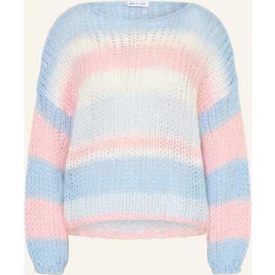 Mrs & Hugs Pullover Mit Mohair rosa