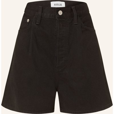Agolde Jeansshorts Rhoda schwarz