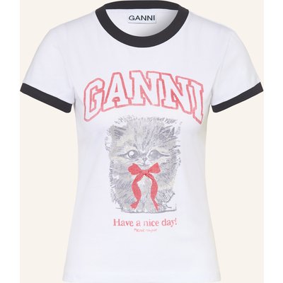 Ganni T-Shirt weiss