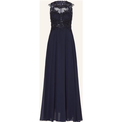 Apart Abendkleid Mit Spitze blau