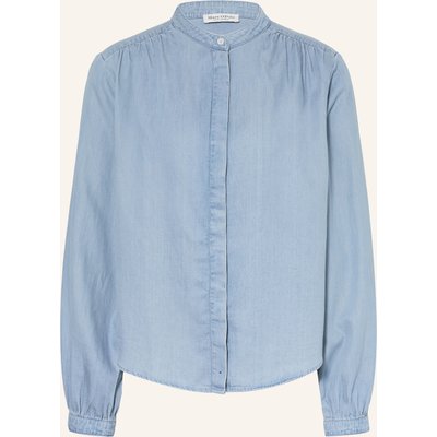 Marc O'polo Bluse In Jeansoptik blau