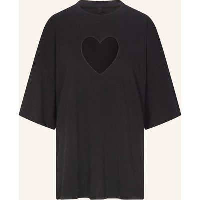Skims Lounge-Shirt Worn In Jersey Mit Cut-Out schwarz
