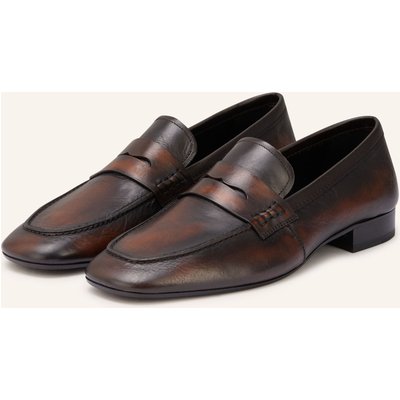 Dries Van Noten Penny-Loafer braun