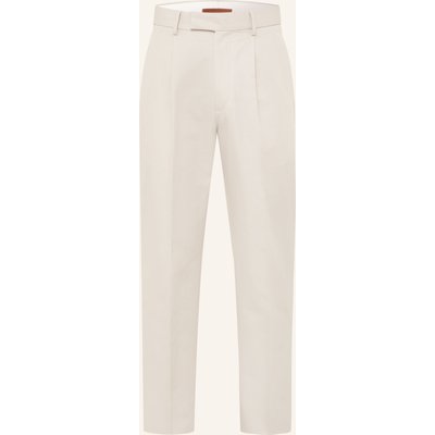 Zegna Hose Pleated Fit grau