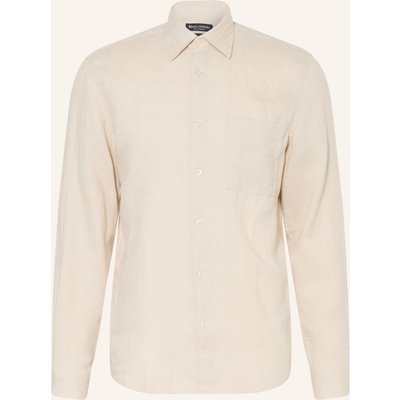Marc O'polo Leinenhemd Regular Fit weiss