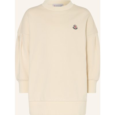 Moncler Enfant Sweatkleid weiss