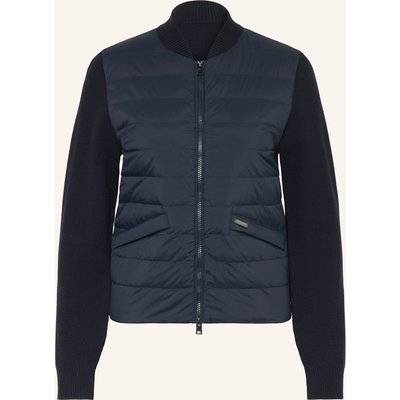 Woolrich Daunenjacke Im Materialmix blau