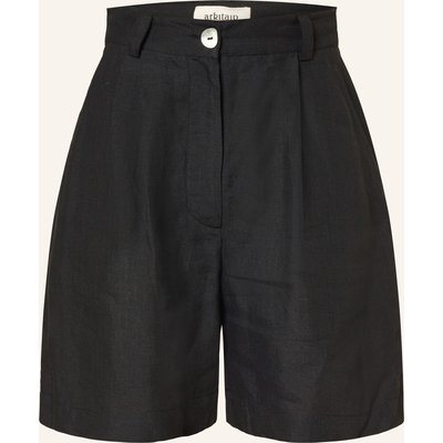 Arkitaip Leinenshorts Sienna schwarz