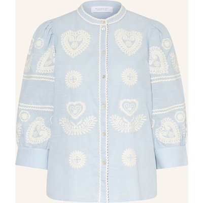 Rich & Royal Bluse Mit 3/4-Arm blau
