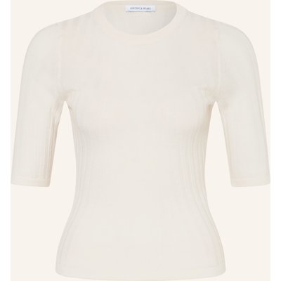 Veronica Beard Strickshirt Debois Aus Merinowolle weiss