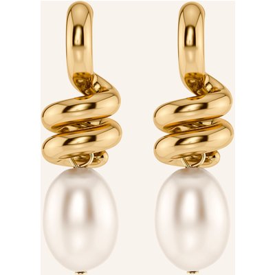 Edblad Ohrhänger Swivel Pearl L gold