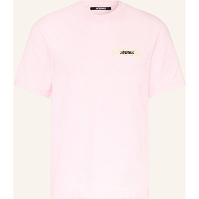 Jacquemus T-Shirt Le Tshirt Gros Grain rosa