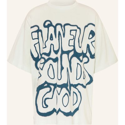 Flâneur Oversized-Shirt Sounds Good blau