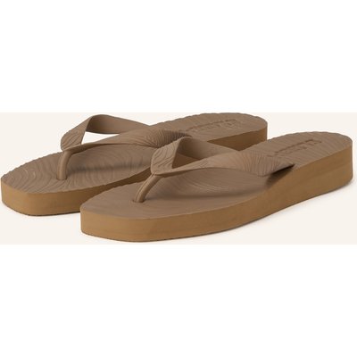 Sleepers Zehentrenner Tapered Platform beige