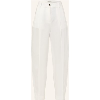 Marc O'polo Hose Mit Leinen weiss