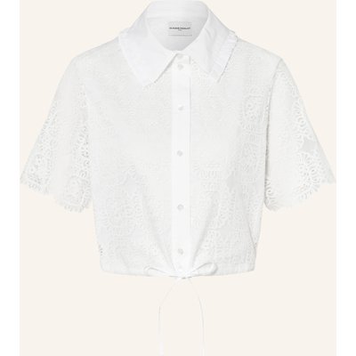 Claudie Pierlot Hemdbluse Aus Spitze weiss