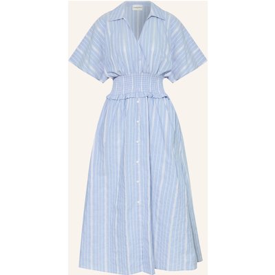 Claudie Pierlot Kleid Mit Rüschen blau