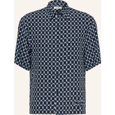Sandro Kurzarm-Hemd Regular Fit blau