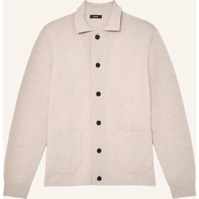 Reiss Strickjacke Plaza beige