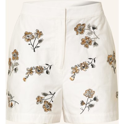 Claudie Pierlot Shorts Mit Pailletten Und Schmuckperlen weiss