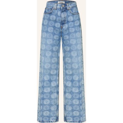 Sandro Wide Leg Jeans blau