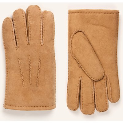 Strokesman's Handschuhe Mit Echtfell braun
