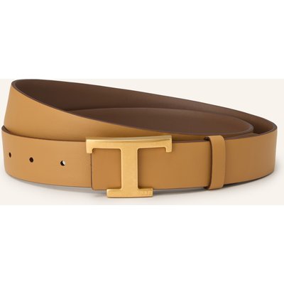 Tod's Ledergürtel Zum Wenden braun