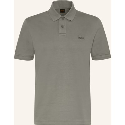 Boss Jersey-Poloshirt Pe grau