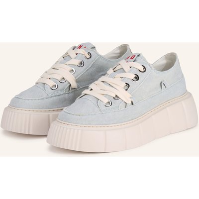 Inuikii Sneaker Matilda Frayed Denim blau