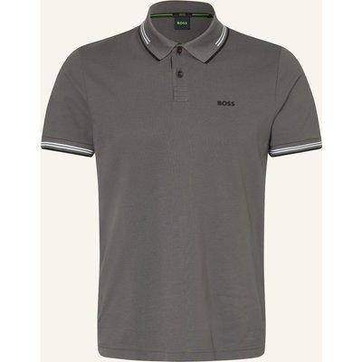 Boss Piqué-Poloshirt Paul Slim Fit grau