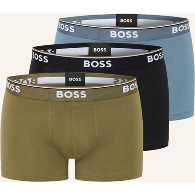 Boss 3er-Pack Boxershorts Power gruen
