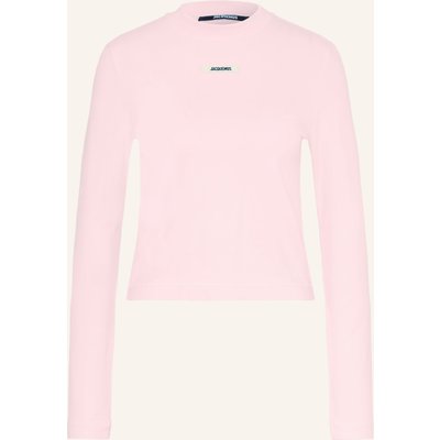 Jacquemus Longsleeve Le Tshirt Gros Grain pink
