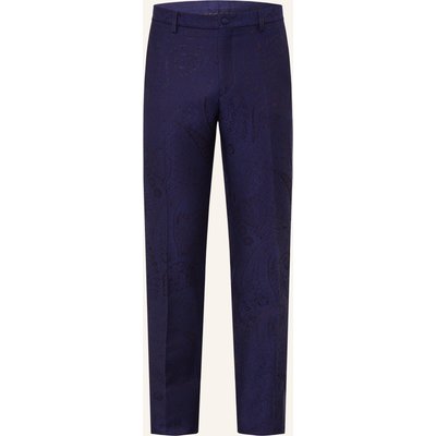 Etro Jacquard-Hose Regular Fit blau