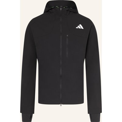 Adidas Laufjacke Adizero schwarz