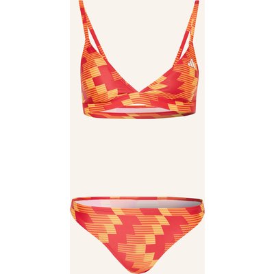 Adidas Triangel-Bikini Football Alloverprint rot