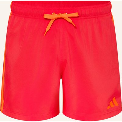 Adidas Badeshorts 3-Streifen Short 5inch rot