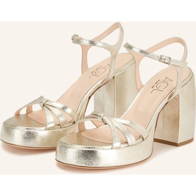 Agl Plateau-Sandaletten Clio gold