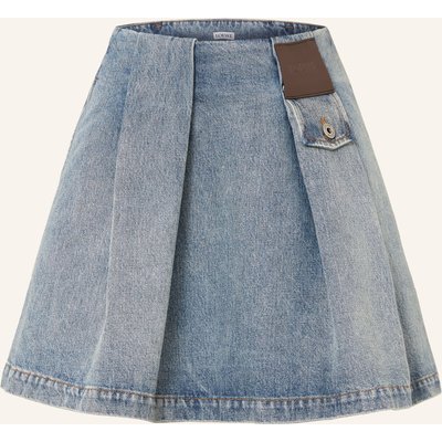 Loewe Jeansrock blau