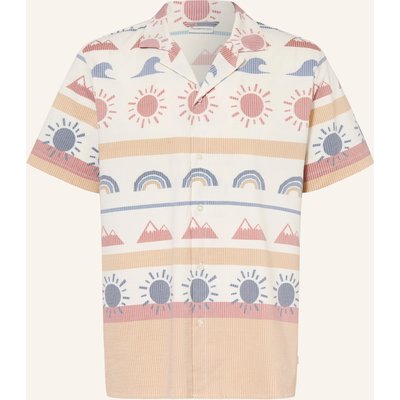 Knowledgecotton Apparel Resorthemd Comfort Fit braun