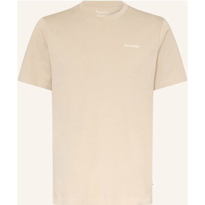 Knowledgecotton Apparel T-Shirt beige